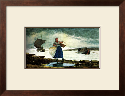 Boats Inside The Bar by Winslow Homer Pricing Limited Edition Print image