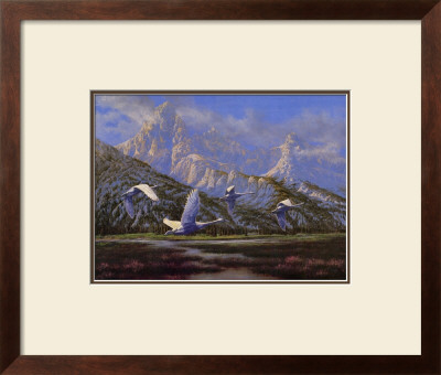 Teton Trumpeters by Michael Bargelski Pricing Limited Edition Print image