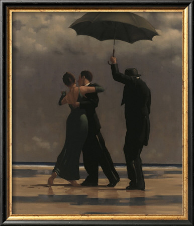 Dancer In Emerald by Jack Vettriano Pricing Limited Edition Print image