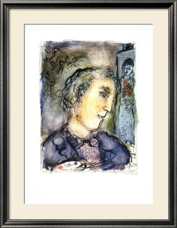 Autoportrait, 1965 by Marc Chagall Pricing Limited Edition Print image