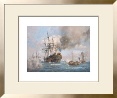 Hms Augusta Philadelphia 1777 by Geoff Hunt Pricing Limited Edition Print image