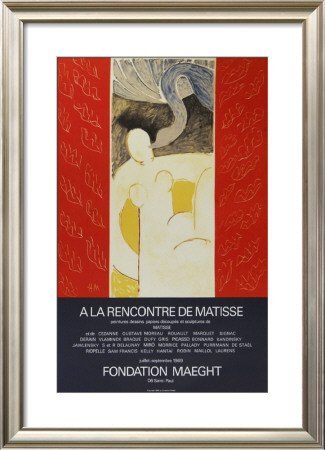 A La Rencontre De Matisse, 1969 by Henri Matisse Pricing Limited Edition Print image