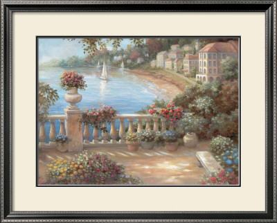 Mediterranean Terrace Ii by Vivian Flasch Pricing Limited Edition Print image