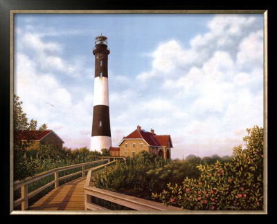West Channel Lighthouse by Daniel Pollera Pricing Limited Edition Print image
