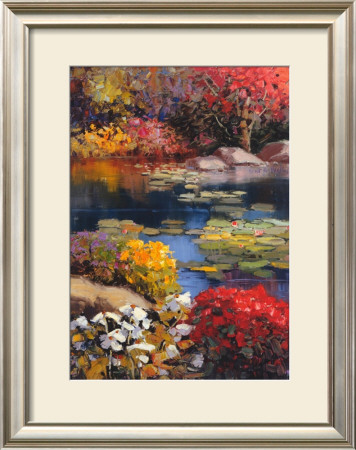 Garden Pond by Kent Wallis Pricing Limited Edition Print image