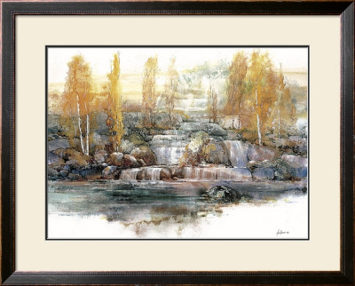 Falls At Desert Mesa by Adin Shade Pricing Limited Edition Print image