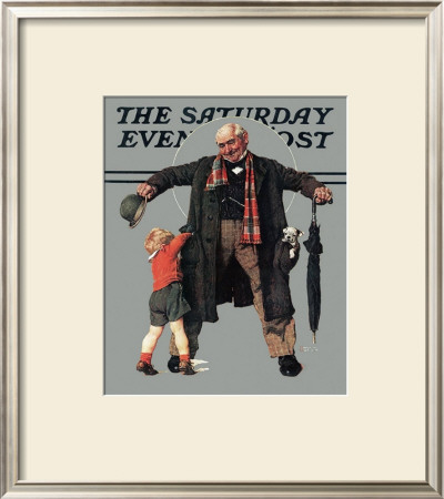 The Gift by Norman Rockwell Pricing Limited Edition Print image