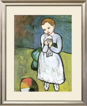 Kind Mit Taube, 1901 by Pablo Picasso Pricing Limited Edition Print image