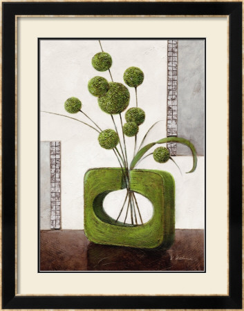 Arrangement In Green Ii by Karsten Kirchner Pricing Limited Edition Print image