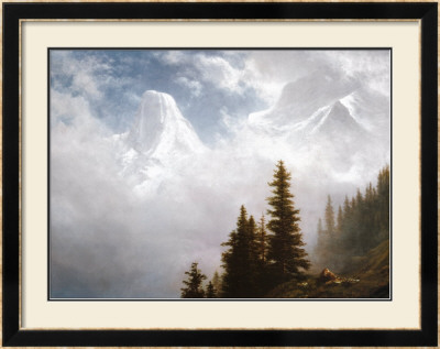 High In The Mountains by Albert Bierstadt Pricing Limited Edition Print image