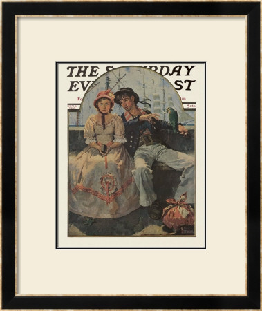 Yarn Spinner by Norman Rockwell Pricing Limited Edition Print image