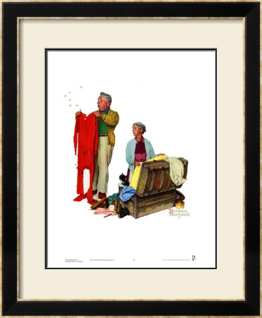 Chilly Reception by Norman Rockwell Pricing Limited Edition Print image