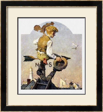 On Top Of The World by Norman Rockwell Pricing Limited Edition Print image