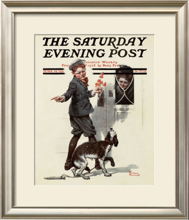 Three's Company by Norman Rockwell Pricing Limited Edition Print image