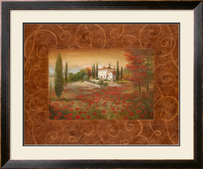 Fields Of Tuscany Ii by Vivian Flasch Pricing Limited Edition Print image