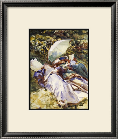 The Green Parasol by John Singer Sargent Pricing Limited Edition Print image