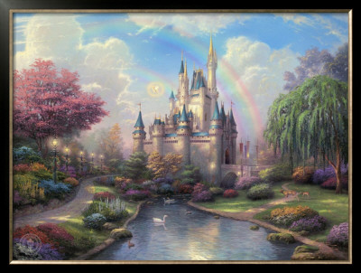 A New Day At The Cinderella Castle (Ap) by Thomas Kinkade Pricing Limited Edition Print image