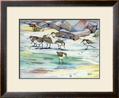 Shoreline Sandpipers by Paul Brent Pricing Limited Edition Print image