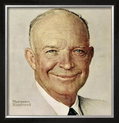 Eisenhower by Norman Rockwell Pricing Limited Edition Print image