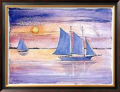 Sunset Sail Ii by Paul Brent Pricing Limited Edition Print image