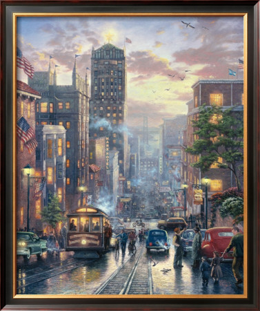 San Francisco, Powell Street by Thomas Kinkade Pricing Limited Edition Print image