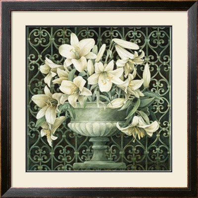 Lilies In Urn by Linda Thompson Pricing Limited Edition Print image