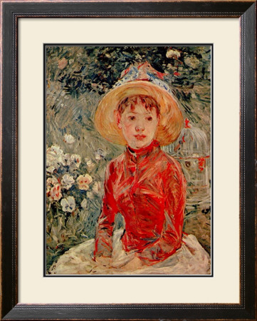 Junges Madchen Mit Kafig Portrait by Berthe Morisot Pricing Limited Edition Print image