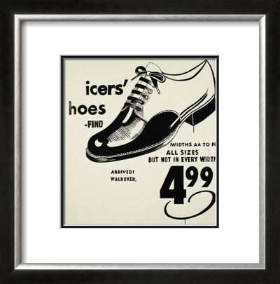 Icers' Shoes, C.1960 by Andy Warhol Pricing Limited Edition Print image
