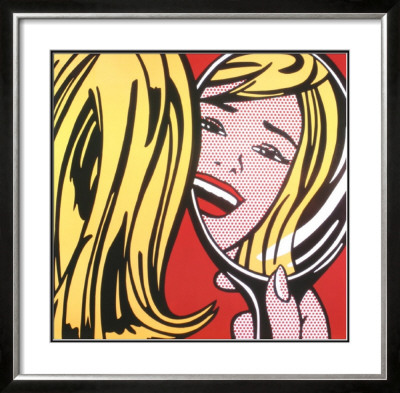 Reflection In Miror by Roy Lichtenstein Pricing Limited Edition Print image