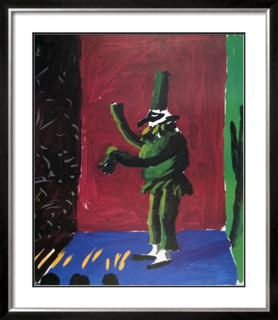 Pulcinella With Applause No. 107, 1980 by David Hockney Pricing Limited Edition Print image