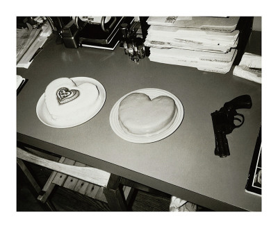 Two Cakes And A Gun, C.1985 by Andy Warhol Pricing Limited Edition Print image