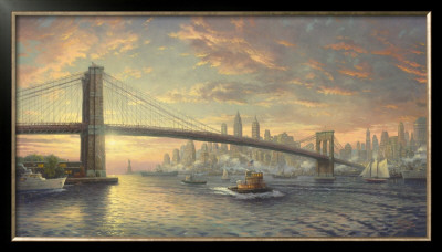 Spirit Of New York by Thomas Kinkade Pricing Limited Edition Print image