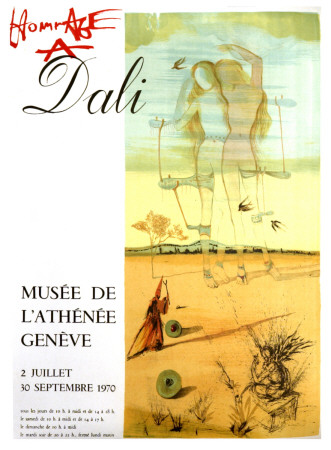 Musee De L'athenee by Salvador Dali Pricing Limited Edition Print image