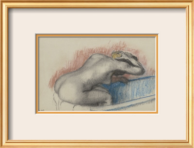Femme Se Lavant Dans Sa Baignoire by Edgar Degas Pricing Limited Edition Print image