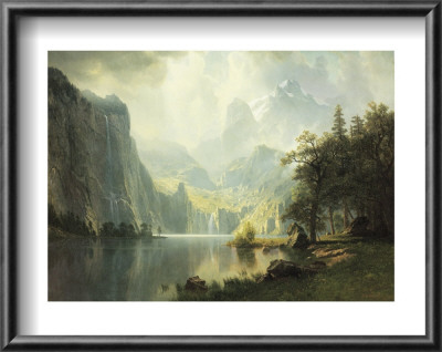 In The Mountains by Albert Bierstadt Pricing Limited Edition Print image