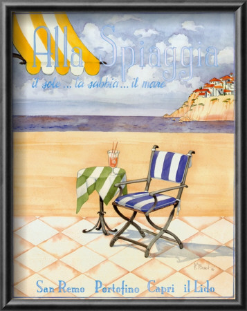 Alla Spiaggia by Paul Brent Pricing Limited Edition Print image