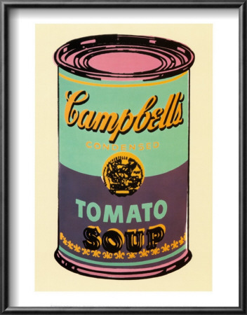 Campbell's Soup Can, 1965 (Green And Purple) by Andy Warhol Pricing Limited Edition Print image