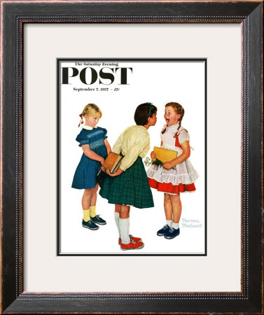 Missing Tooth Saturday Evening Post Cover, September 7,1957 by Norman Rockwell Pricing Limited Edition Print image