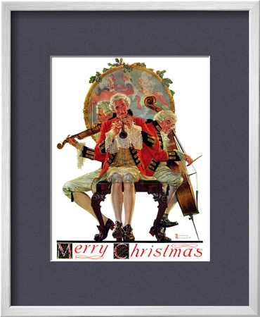 Three Victorian Musicians, December 12,1931 by Norman Rockwell Pricing Limited Edition Print image