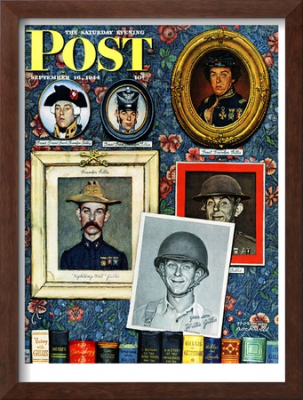 Willie Gillis Generations Saturday Evening Post Cover, September 16,1944 by Norman Rockwell Pricing Limited Edition Print image