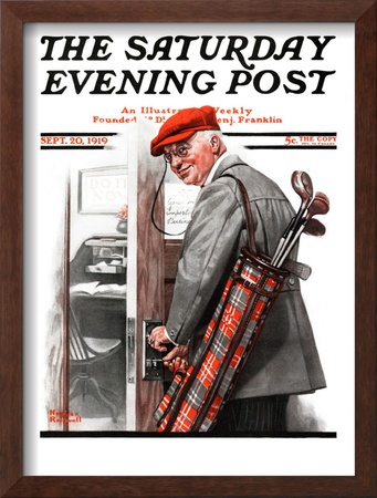 Important Business Saturday Evening Post Cover, September 20,1919 by Norman Rockwell Pricing Limited Edition Print image
