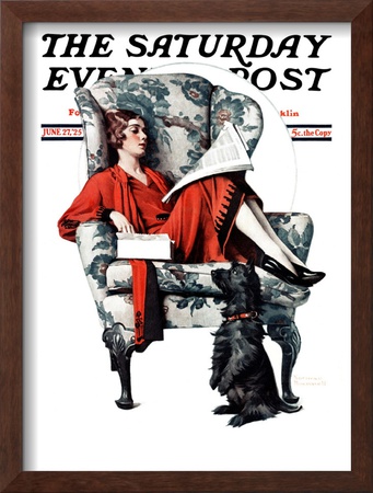 Candy Saturday Evening Post Cover, June 27,1925 by Norman Rockwell Pricing Limited Edition Print image
