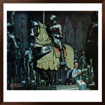 Armor, November 3,1962 by Norman Rockwell Pricing Limited Edition Print image