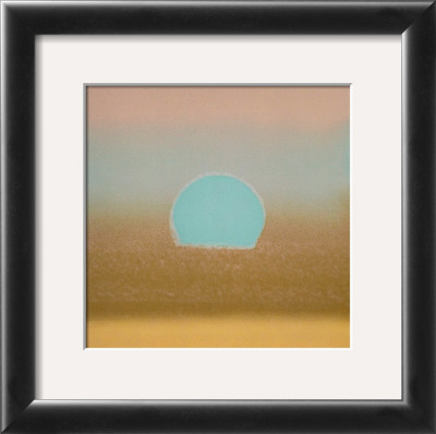 Sunset, C.1972 40/40 (Gold, Blue) by Andy Warhol Pricing Limited Edition Print image