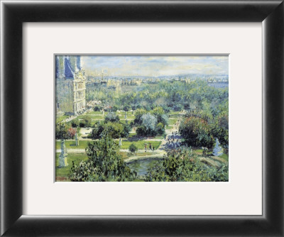 View Of The Tuileries Gardens by Claude Monet Pricing Limited Edition Print image