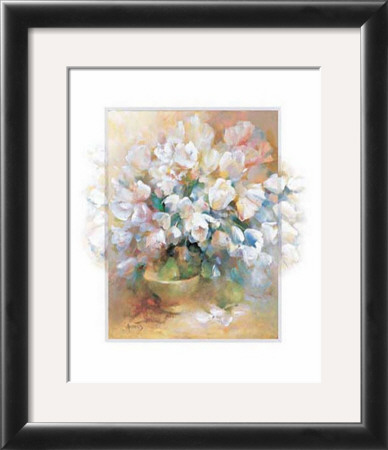 Sparkling White Tulips Ii by Willem Haenraets Pricing Limited Edition Print image