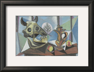 Bull Skull, Fruit, Pitcher, C.1939 by Pablo Picasso Pricing Limited Edition Print image