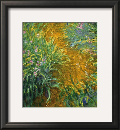 The Path In The Iris Garden by Claude Monet Pricing Limited Edition Print image