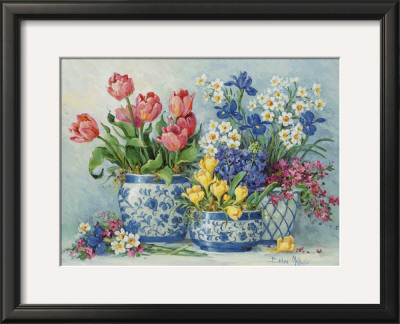 Spring Garden In Blue I by Barbara Mock Pricing Limited Edition Print image