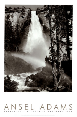 Nevada Fall, Rainbow, Yosemite National Park, 1946 by Ansel Adams Pricing Limited Edition Print image